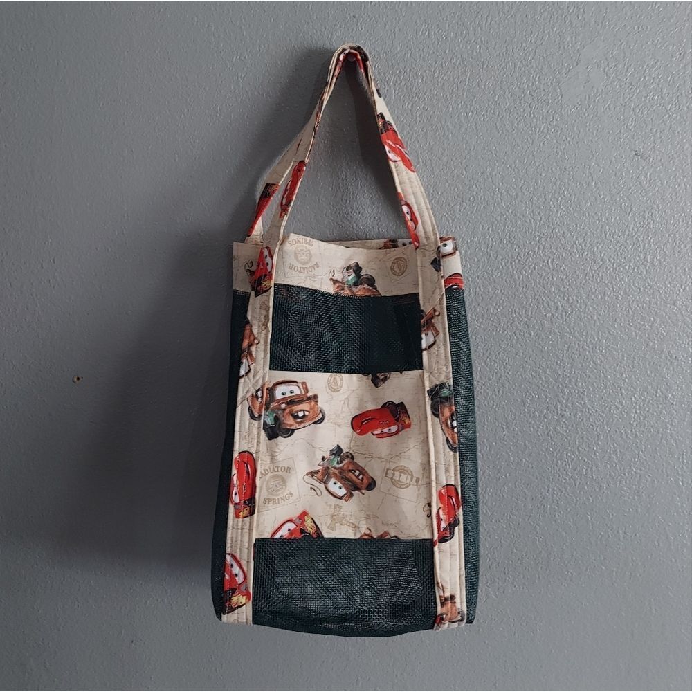 Disney Cars Tote Bag - Red and Cream